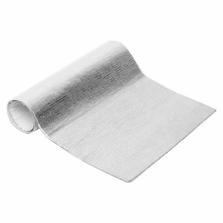 Termisk isoleringsmåtte, selvklæbende bagside, varmebeskyttende barriere, reflekterende overflade af materialet, aluminiseret termisk 