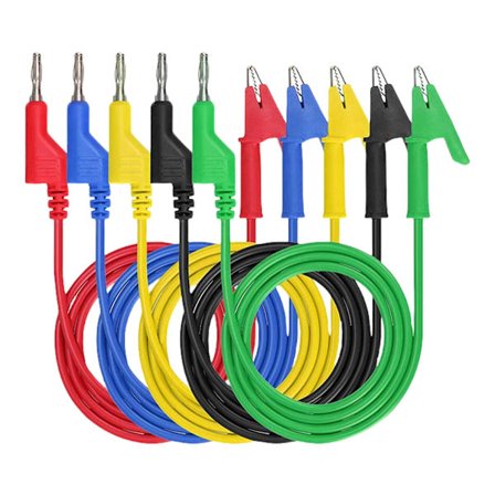 4 mm kobber testledninger bananstik testkabler til laboratorieudstyr og instrument