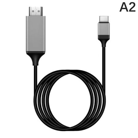 4K 1080P USB 3.1 Typ C till HDMI-kompatibel adapterkabel USB-C