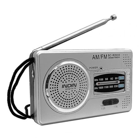 Am Fm Radio Teleskopisk Antenn Full Band Bärbar Radiomottagare Retro Fm Världsfickradiospelare För Äldre