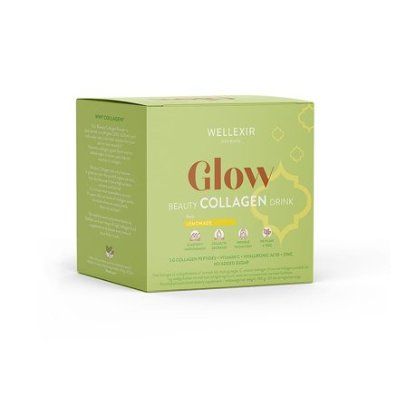 Wellexir Glow Beauty Drink Lemonade sachet, Helse & Madvarer, Kollagen, Kollagenpulver