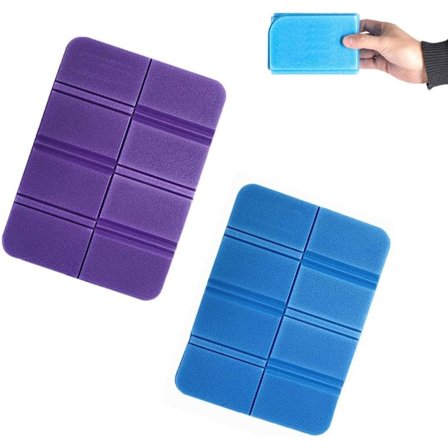 2 stk. Fugtsikre, sammenklappelige, termisk isolerede sammenklappelige siddemåtter til udendørs vandreture, gåture, camping og picnic i parken (2 