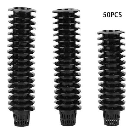 50 kpl PP-vesiviljelyverkko Ruukku Maaperätön Viljely Kukka Istutus Kasvatusverkko Kori Musta