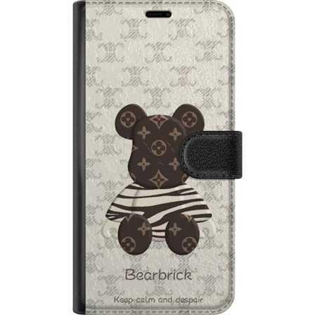 Kompatibel Tegnebogsetui til Motorola Motorola Moto G15 Power Bearbrick Design Legetøjsfigur Samler