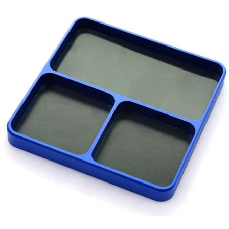 100X100Mm Metallmagnet Skrueskuff Støtteplate Fjernkontroll Crawler Bil Båt Drone Disk Reparasjonsverktøy Modell, B