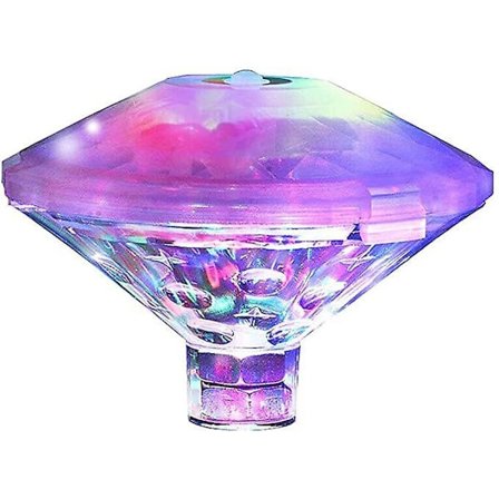 Flytande pool LED-badlampor undervattenslampa för bad disco damm simbassäng barnbadleksaker, 1 st