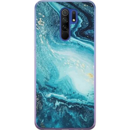 Xiaomi Redmi 9 Gennemsigtig cover Kunstmønster