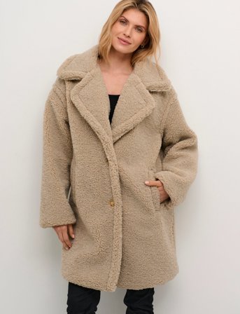 Cream Crthyra Coat - Cream - 42