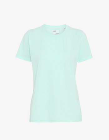 Women Light Organic Tee - Light Aqua - L