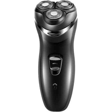 Genopladelig Elektrisk Skraber til Mænd, Elektrisk med Trimmer Skægtrimmer, Vandafvisende Skægtrimmer, 3D Roterende Hoveder