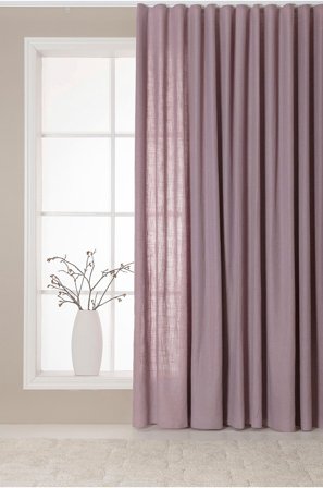 Hasta - Gardin Lina 268x280 cm - Lilla - Leggbåndslengder - 280 - Fra Homeroom