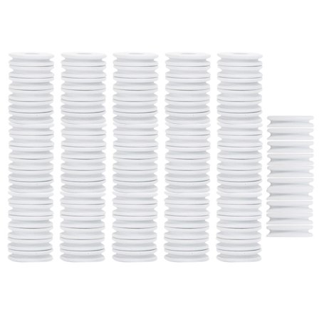 100 stk skumfiske viklespoler brett fiskesnøre spoler sirkulære vikleplater