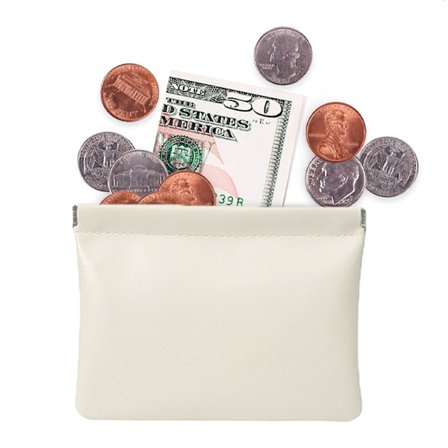 Liten mini förvaringsväska Multifunktionell sminkväska Zero Wallet - on stock