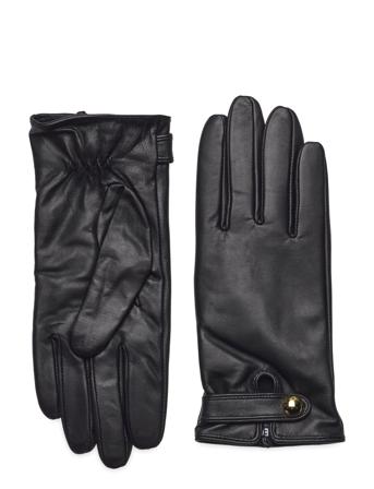DEPECHE Glove W. Strap Svart