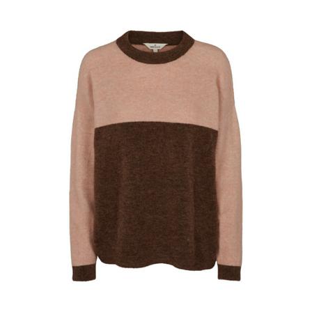 Basic Apparel, Claudine Sweater Bruin, Dames, Maat:XL