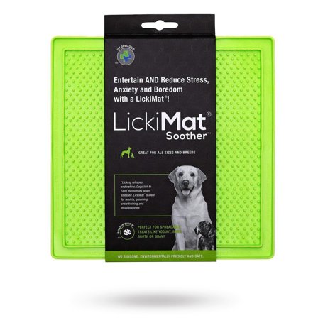 LickiMat - Lickimat Soother Hundskål/Slickmatta Grön 20x20