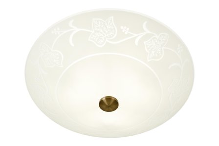 Aneta Lighting VINRANKA plafond 50 cm, hvit/antik, 3x60W E27 Ø500 H190