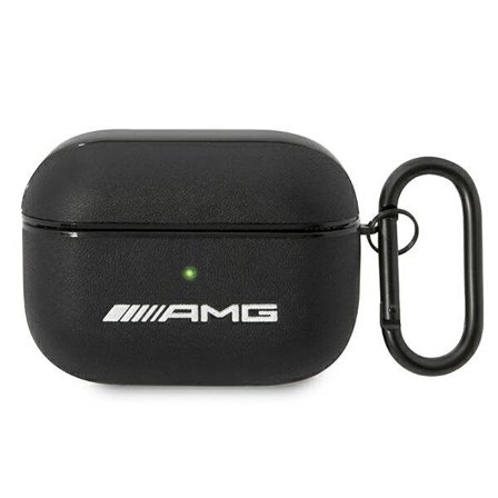 AMG Leather Big Logo fodral för AirPods Pro - svart
