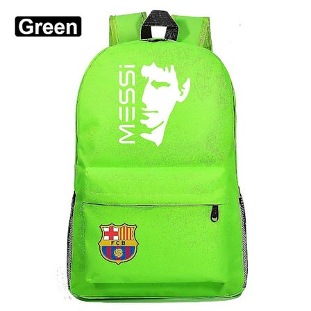 Messi Rygsæk - Ensfarvet skoletaske til teenage drenge og piger, stor skole taske til mellemtrinnet med plads til bærbar - Letvægts rejse essentiel