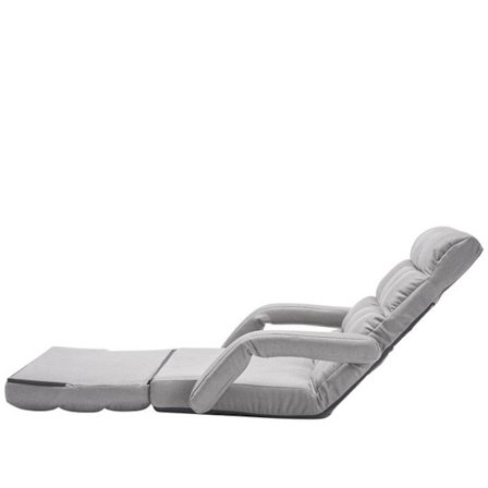 Spilstol - DUOKU - A-Duoku - Justerbar i 5 positioner - Armlæn - Grå