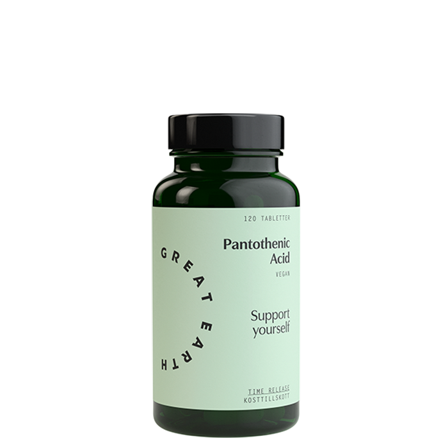 Great Earth Pantotensyra Vitamin B5 120 tabletter