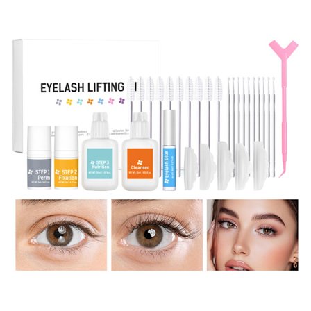 Fremhæv dine øjne med dette semi-permanente øjenvippebukningssæt - nem påføring