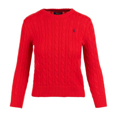 Polo Ralph Lauren Round-neck Strik Rød, unisex Strik