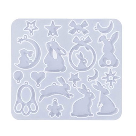 DIY Ørering Silikoneform Dyrevedhæng Fremstillingsværktøj Håndlavet Halskæde Nøglering