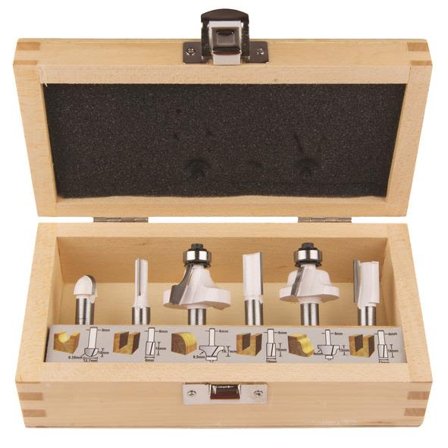 Makita D-53540 Fræser 6 stk., 8 mm, Maskintilbehør & forbrugsvarer