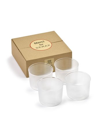 Serax Glass Merci S Set/4 - Nude - 20 CL