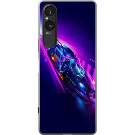 Kompatibel Mobilcover til Sony Sony Xperia 5 V Neon Cyber Racer i Futuristisk Sci-Fi Stil