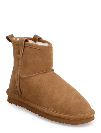 Bianco Biasnow Short Boot Suede - Brown - 38