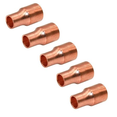 5 STK rett kobling kobberkobling