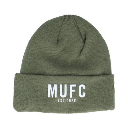 New Era - Vert cuff Bonnet - Manchester United Seasonal Olive Cuff @ Hatstore