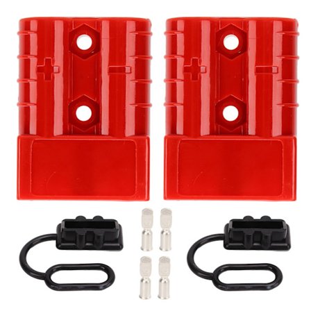 2 sæt Batteri Lynkobling Stik 50A 600V Ledningskabelsæt til El-køretøjer