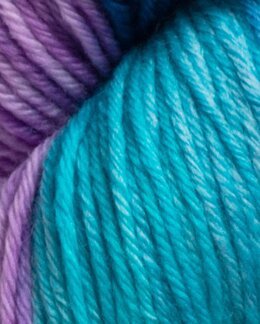 Garn Järbo Merino Raggi Lila/blå multi