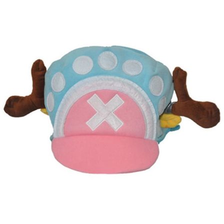 Ny Anime Tony Tony Chopper Caps Cosplay Plysj Vinterhatt Gaver Lys Blå Hfmqv