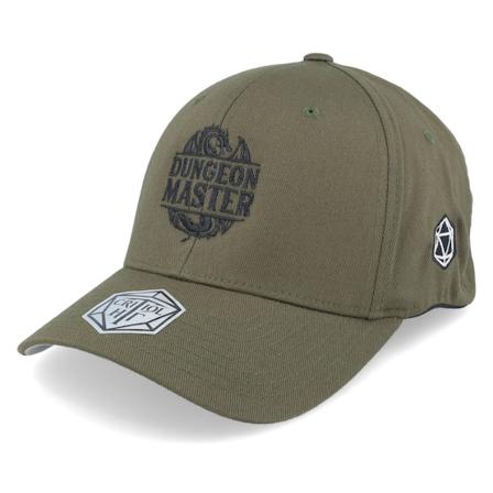 Critiql Hit - Dungeon Master Logo Dragon Olive Flexfit Flexfit Green Cap - @ Hatstore