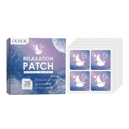 God Nat Søvn Tegneserie Klistermærker Til At Lindre Fysisk Træthed Og Forbedre Søvnkvaliteten, Blide Pleje Søvn Klistermærker