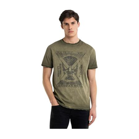 Replay T-Shirts Grøn, Herre