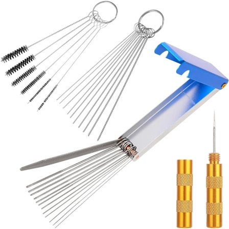 Kaasuttimen puhdistussarja Kaasuttimen puhdistusaine Kaasuttimet Hiilipöly Suutinpoisto Puhdistusaine - Ruostumaton teräs 13 puhdistuslanka sarja