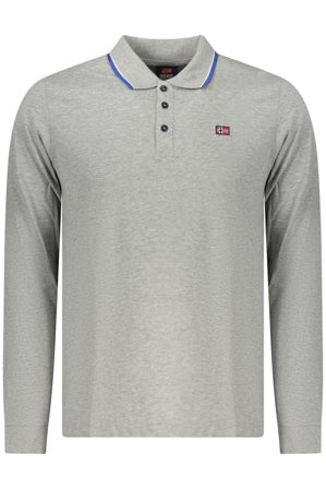 Norway 1963 Polo Maniche Lunghe Uomo Grigio