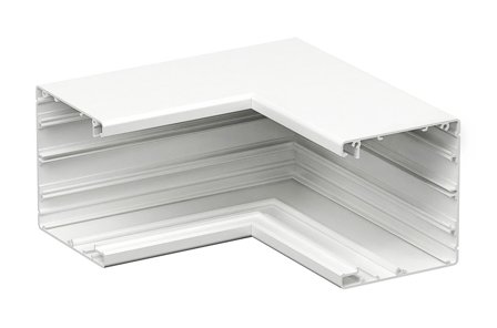 Schneider Electric 5504103 Innerhjørne 200 x 200 mm, symmetrisk Hvit, Installasjonsmaterial