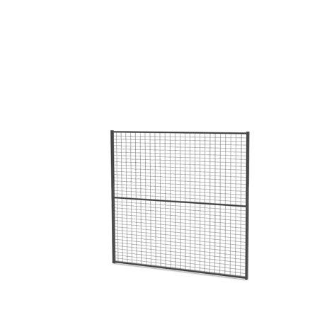Gittertrennwand X-GUARD, H 1300 x B 1400 mm
