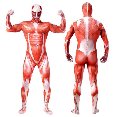 Spandex Stretch Vuxen Kostym Försvinner Man Body Suit