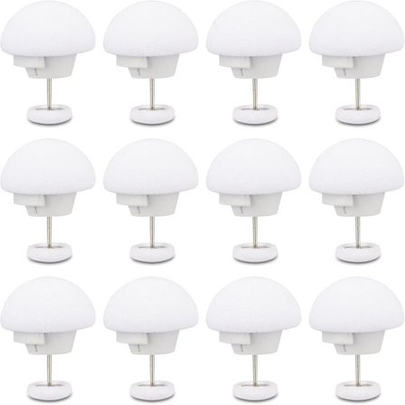 Dynetrekk Pin Clip 12-delt gjenbrukbar dynetrekk feste for laken og dynetrekk (hvit)