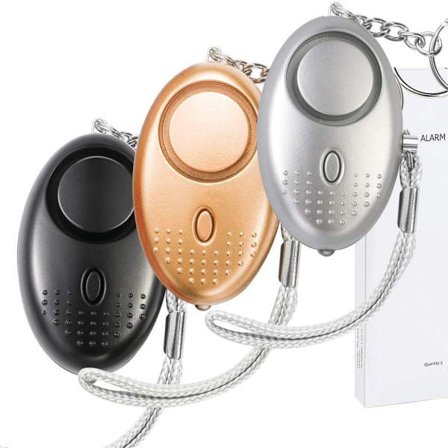 Personlig nødalarm med sikkerhetsakustisk alarm 130dB LED