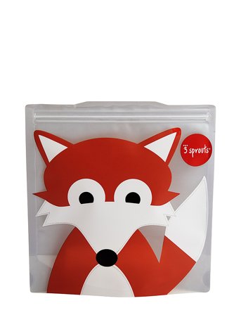 3 Sprouts Sandwich Bag , Fox/Gray Grey 3 Sprouts