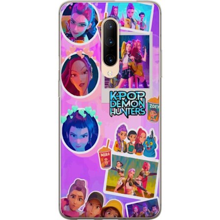 Yhteensopiva Puhelinkuori OnePlus 7 Pro Kawaii KPop Demon Hunters vinyylikeräilykohde