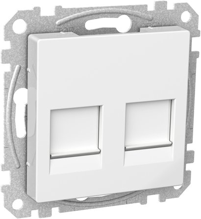 Schneider Electric WDE002378 Keskiölevy 2x Keystone-liitin valkoinen, Tietokoneet & internet